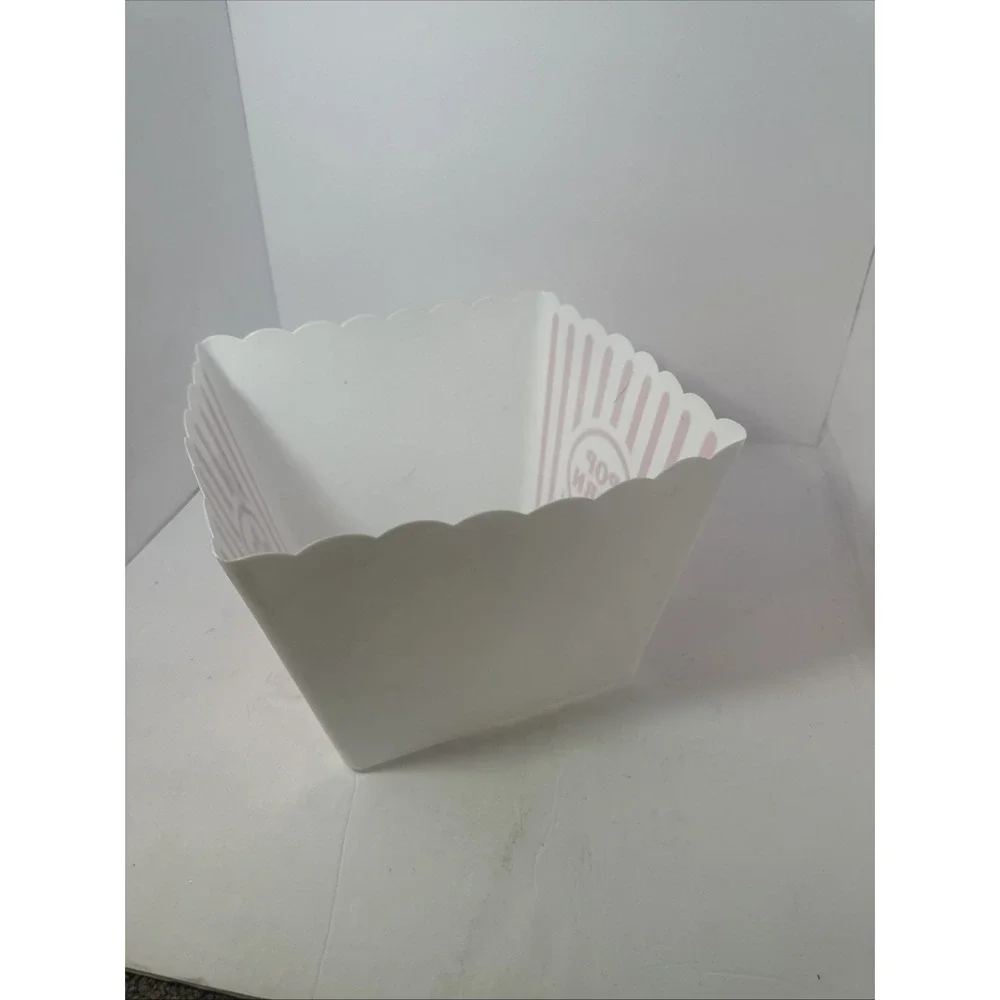 TheLeague Large Plastic Popcorn Container/Bucket- 8.75